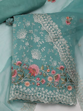 All Over Embroidered Chiffon Unstitched Suit With Dupatta